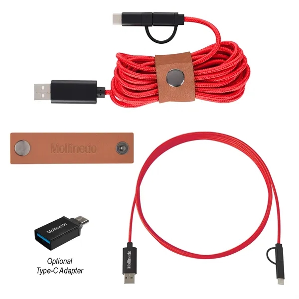 10' Charging Cable & Snap Wrap Kit