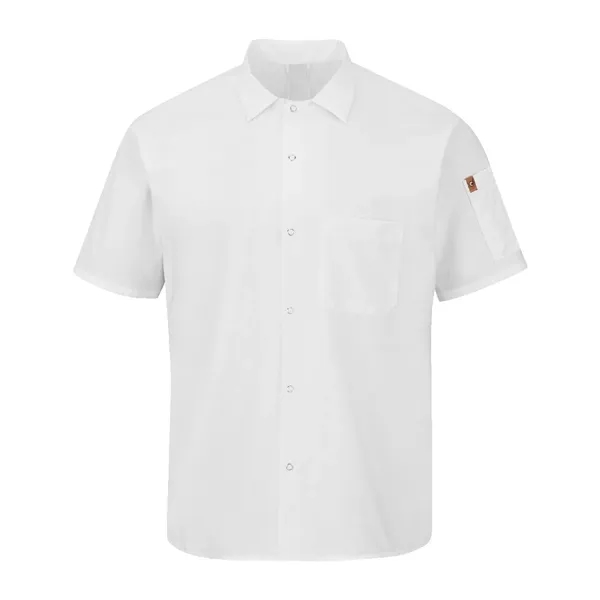Chef Designs Mimix™ Short Sleeve Cook Shirt with OilBlok