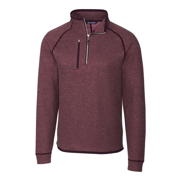 Cutter & Buck Mainsail Sweater-Knit Mens Half Zip Pullove...