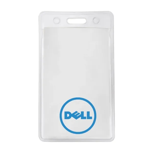 2" x 3 5/8" Printed Small Vertical Vinyl Pouch