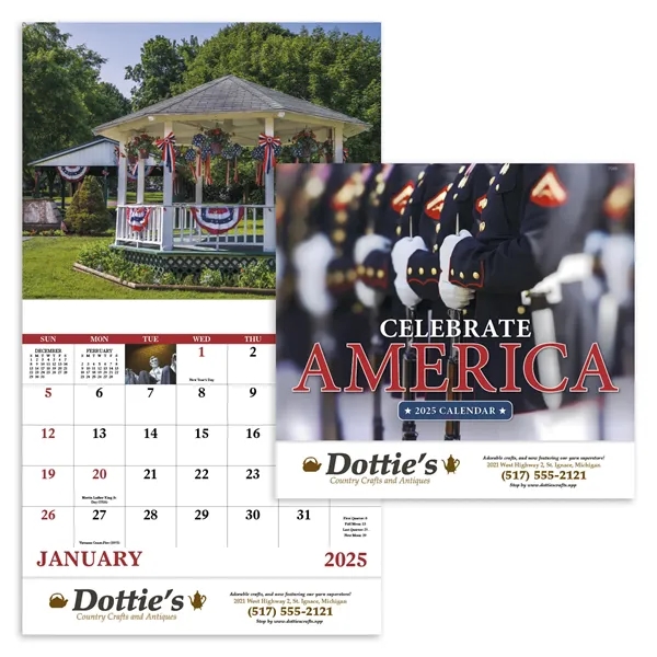 Good Value™ Celebrate America - Stapled Calendar