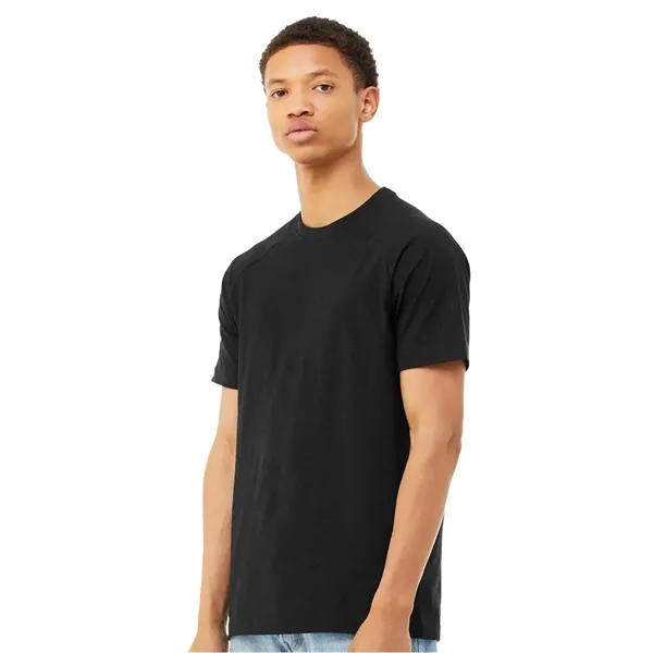 BELLA + CANVAS Men's Heather CVC Raglan Tee