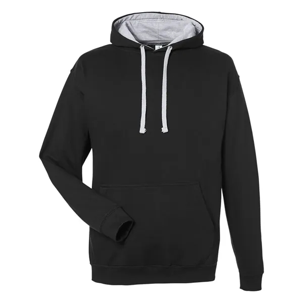 AWDis Unisex Midweight Varsity Contrast Hooded Sweatshirt