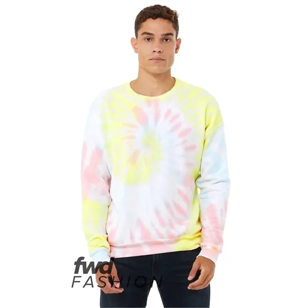 BELLA + CANVAS Unisex FWD Fashion Tie-Dyed Crewneck Sweat...