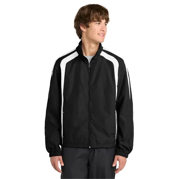 Sport-Tek Colorblock Raglan Jacket.