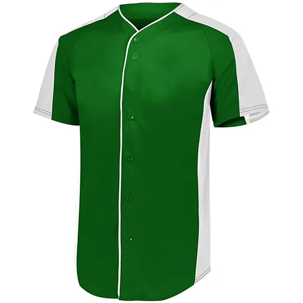 Augusta Sportswear Men's Full Button Baseball Jersey