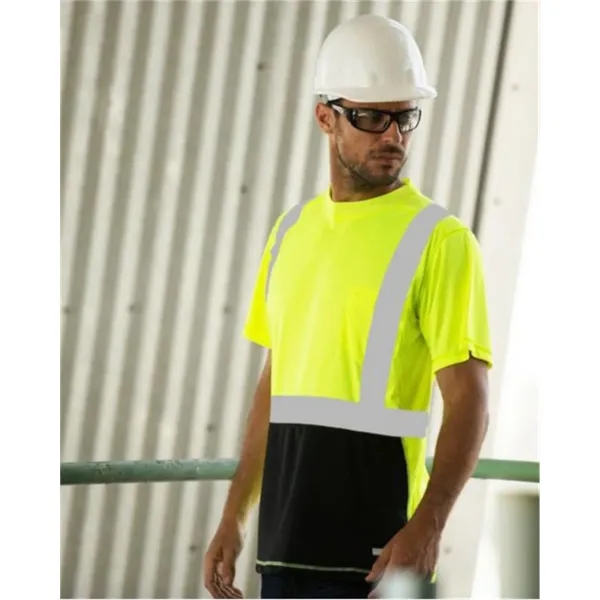 Kishigo Unisex Black Bottom Class 2 T-Shirt