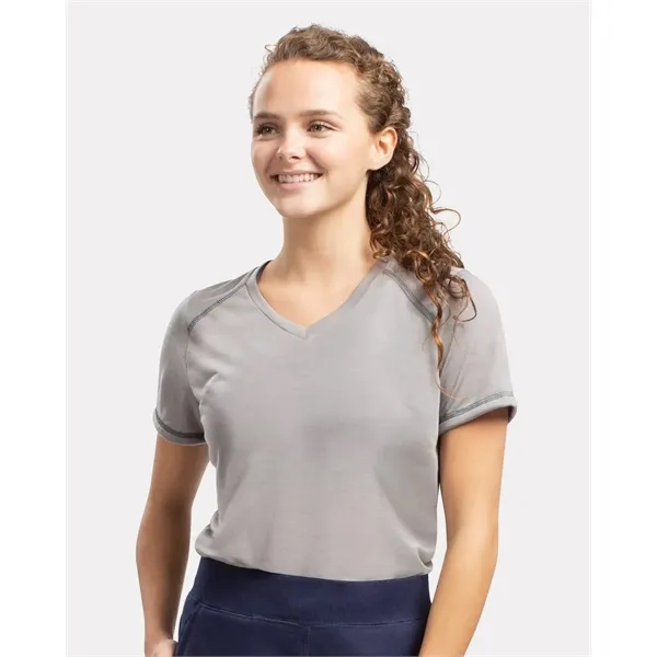 Augusta Sportswear Women's Super Soft-Spun Poly V-Neck T-...