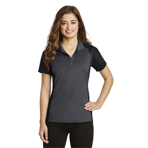 Sport-Tek Women's Colorblock Micropique Sport-Wick Polo.