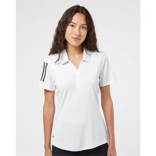 Adidas Women's Floating 3-Stripes Polo