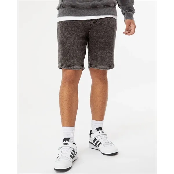 Independent Trading Co. Unisex Mineral Wash Fleece Shorts