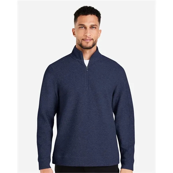 North End Men's Spirit Textured Quarter-Zip Pullover