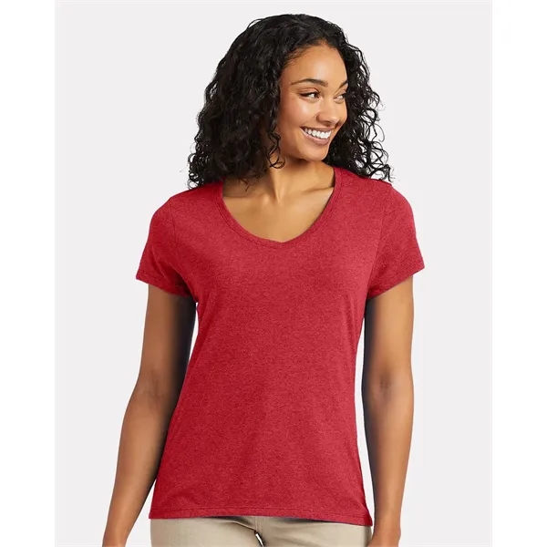 Hanes Women's Perfect-T Triblend V-Neck T-Shirt