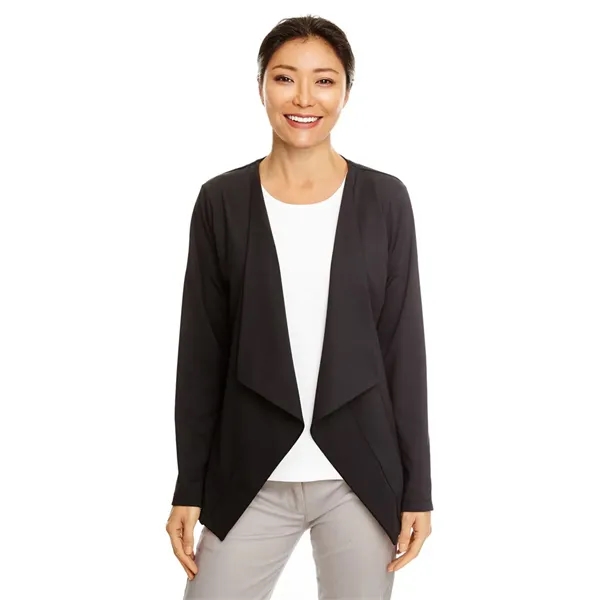 Devon & Jones Women's Perfect Fit™ Draped Open Cardigan B...
