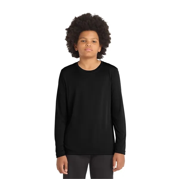 Sport-Tek Youth Posi-UV Pro Long Sleeve Tee.