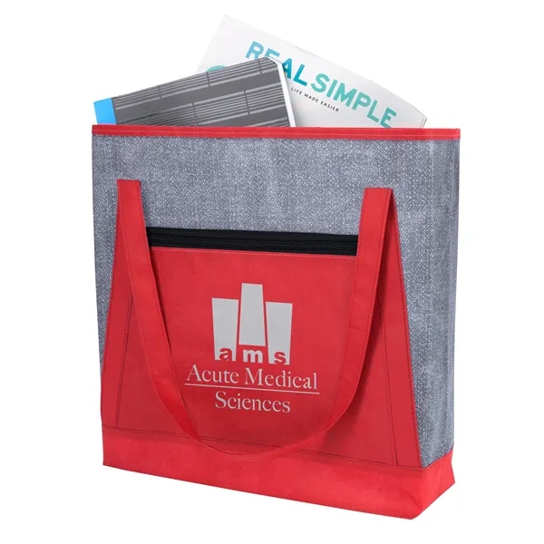Good Value™ Heathered RPET Non-Woven Tote
