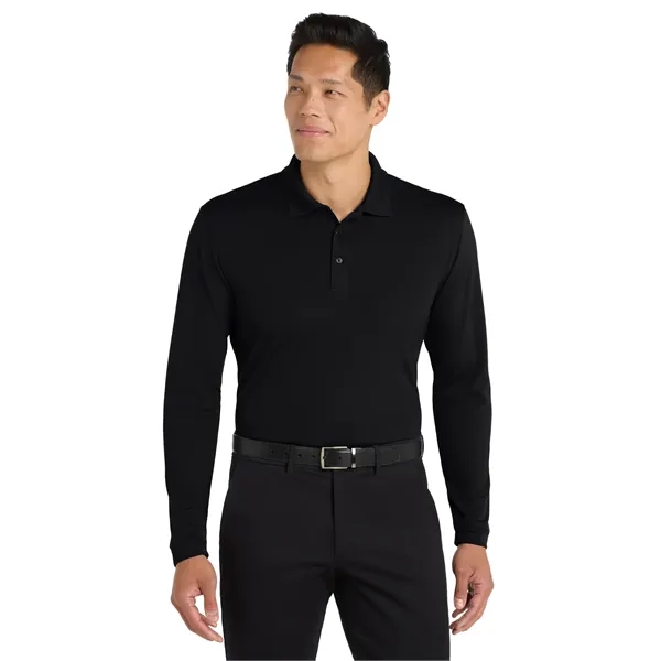 Port Authority Dry Zone UV Micro-Mesh Long Sleeve Polo