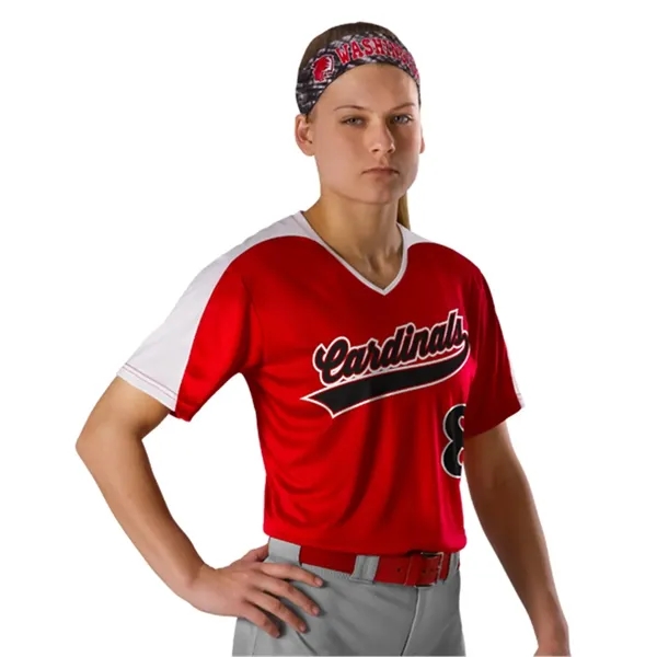 Alleson Athletic Women's V-Neck Fastpitch Jersey