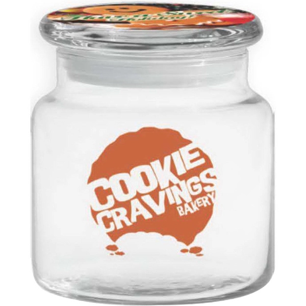 16 oz. Apothecary Jar with Flat Lid