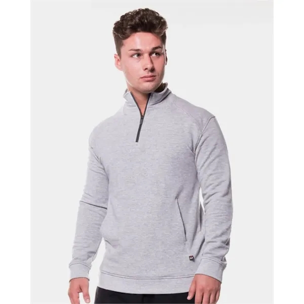Badger Men's FitFlex French Terry Quarter-Zip Pullover