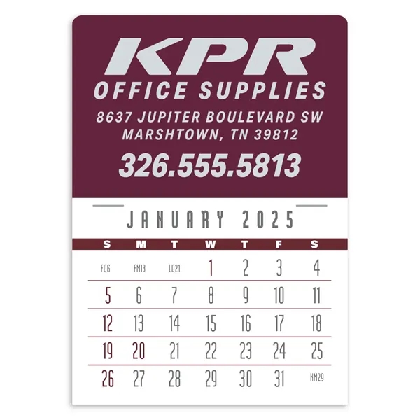 Triumph® Calendars Press-N-Stick Contemporary Calendar