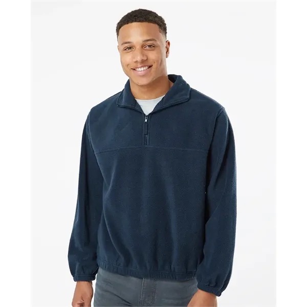 Burnside Men's Polar Fleece Quarter-Zip Pullover