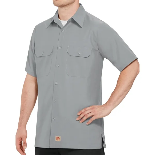 Red Kap Men's Tall Ripstop Short Sleeve Work Shirt