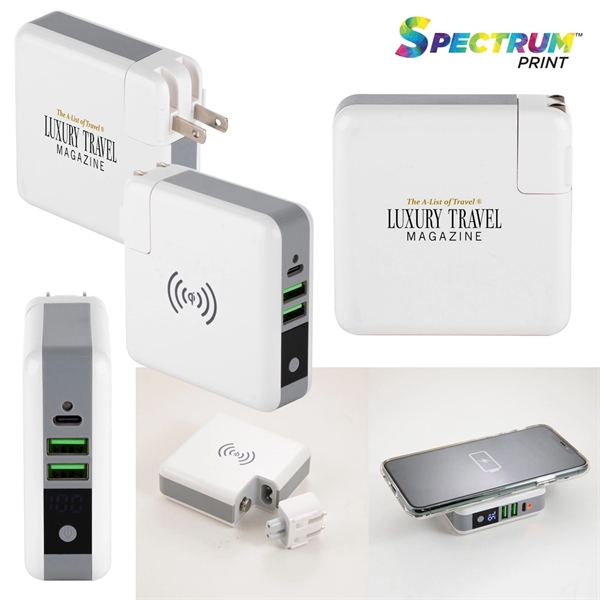 Monterey 6700 mAh Wall Adapter Powerbank / Wireless Charger