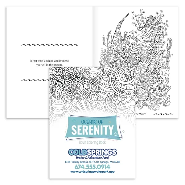 Good Value™ Oceans of Serenity Adult Coloring Book
