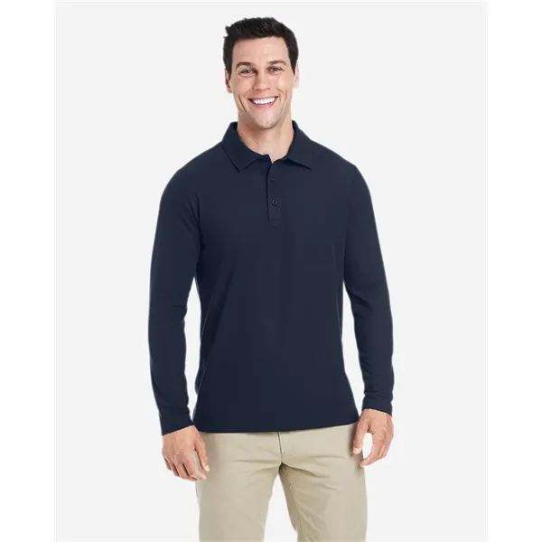 CORE365 Men's Fusion ChromaSoft™ Long Sleeve Pique Polo