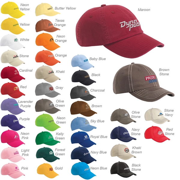 Valucap Bio-Washed Unstructured Cap