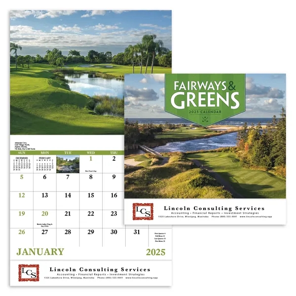 Good Value™ Fairways & Greens - Stapled Calendar