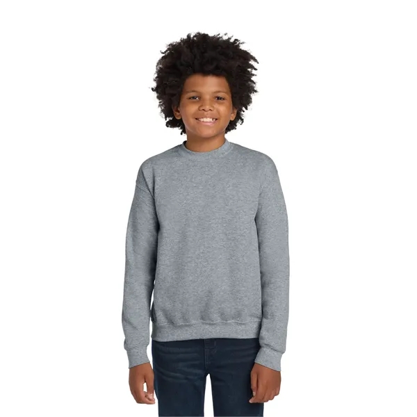 Gildan Youth Heavy Blend Crewneck Sweatshirt.