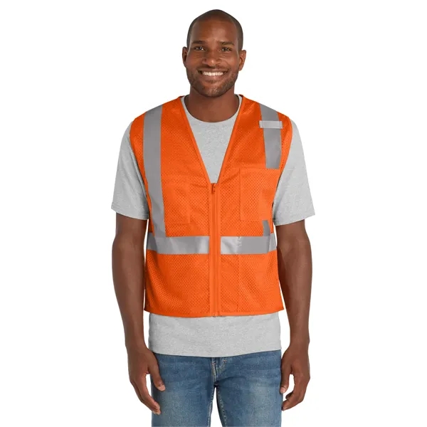 CornerStone ANSI 107 Class 2 Mesh Zippered Vest.