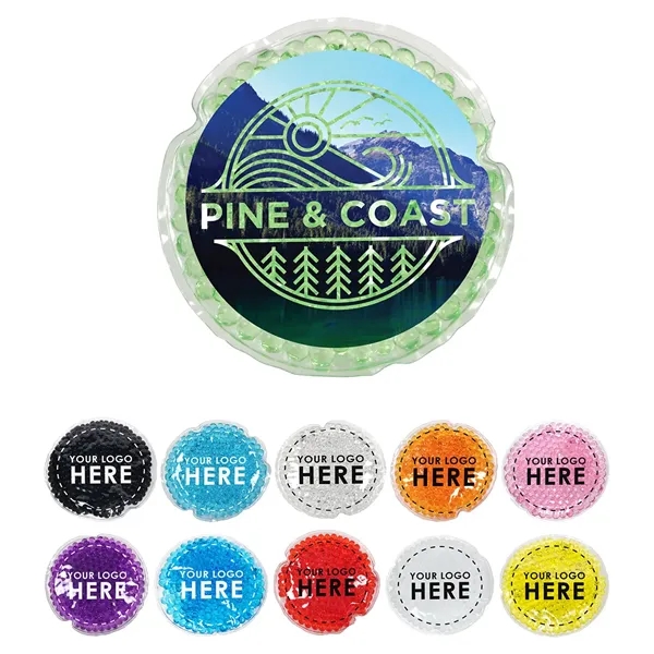 Full-Color Round Aqua Pearls™ Hot/Cold Pack