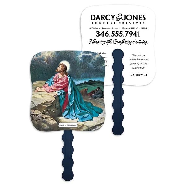 Skinner & Kennedy™ Christ In Gethsemane - Pictorial Fan