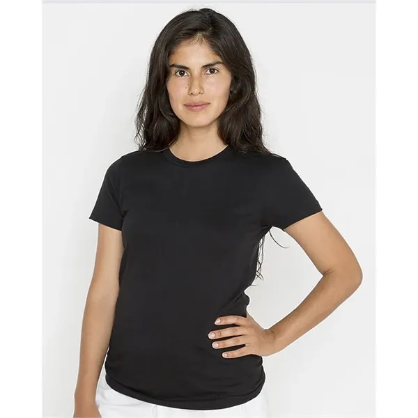 Los Angeles Apparel Women's USA-Made Fine Jersey T-Shirt