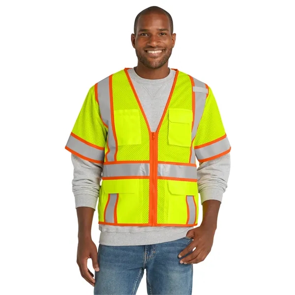 CornerStone ANSI 107 Class 3 Surveyor Mesh Zippered Two-T...