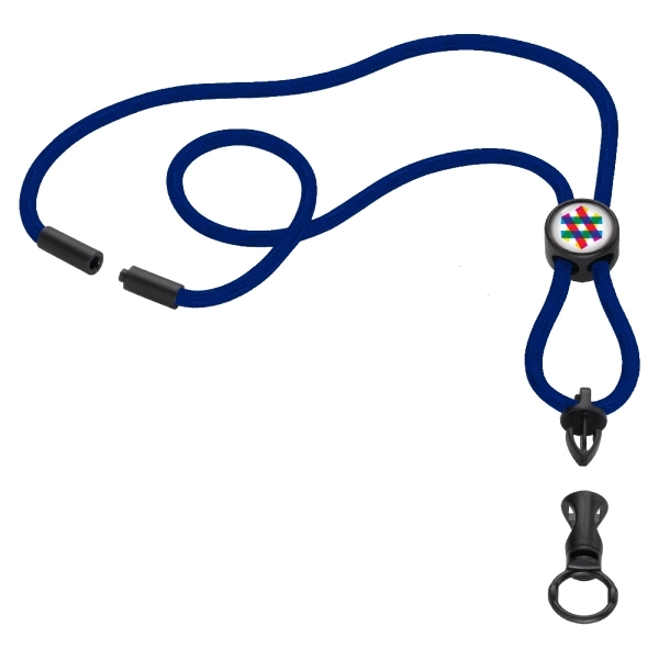 3/16" Nylon Power Cord Lanyard w/ Round Slider