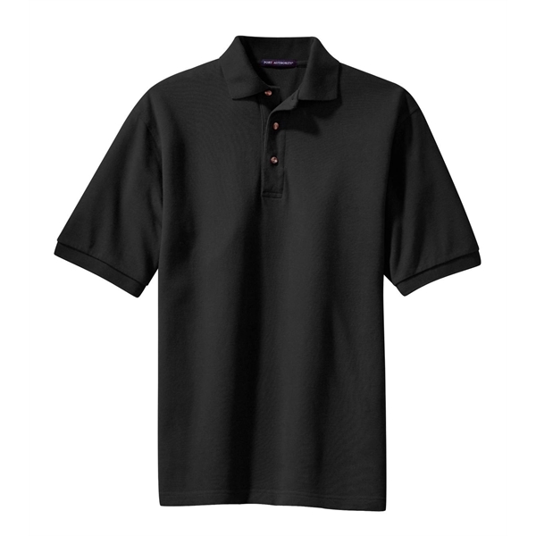 Port Authority Tall Heavyweight Cotton Pique Polo.