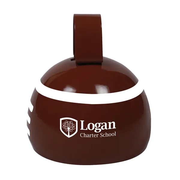 Football Shape Cow Bell