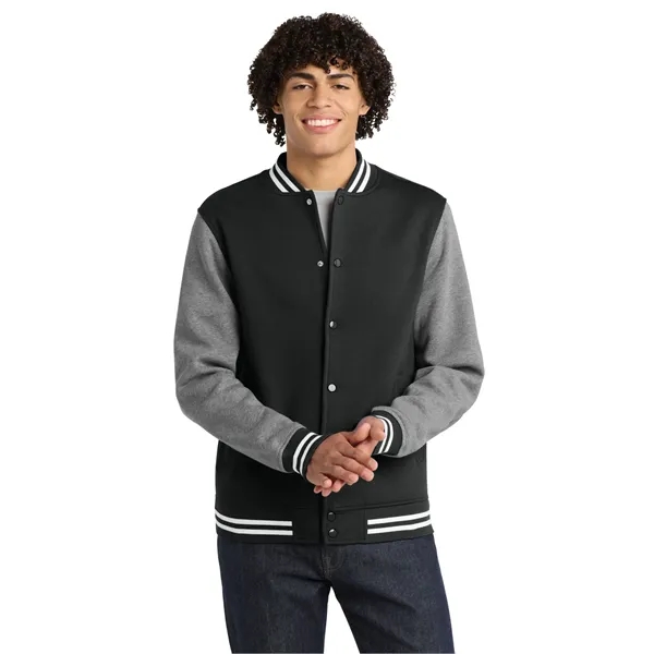 Sport-Tek Fleece Letterman Jacket.