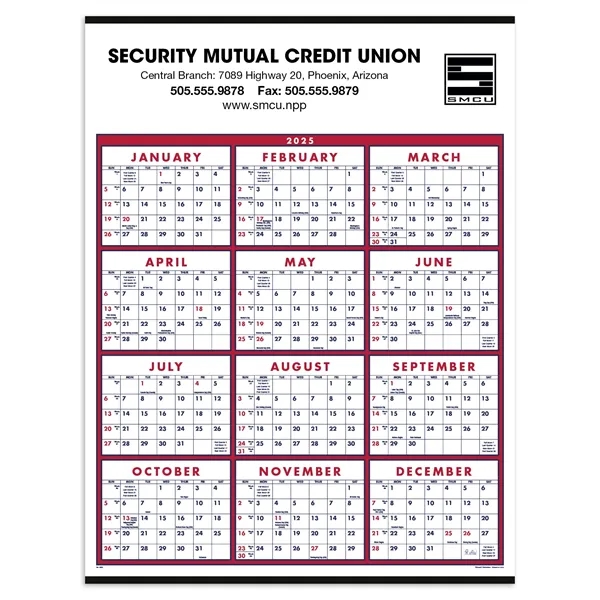 Triumph® Calendars Span-A-Year Calendar