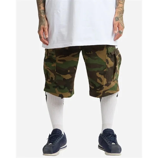 Shaka Wear Men's Fleece Cargo Shorts