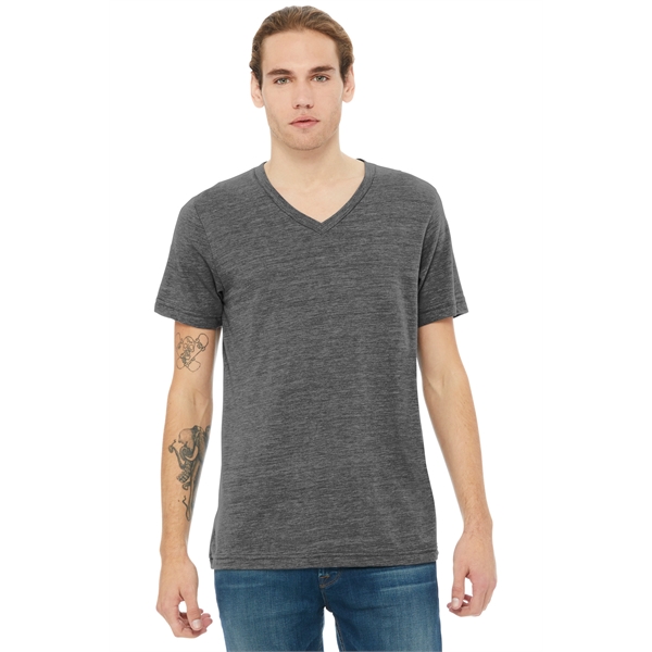 BELLA+CANVAS Unisex Textured Jersey V-Neck Tee