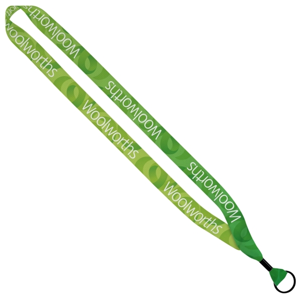 3/4" Recycled PET Dye-Sublimated w/Crimp & Split Ring