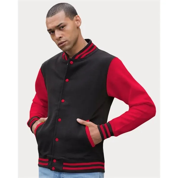 AWDis Unisex Letterman Jacket