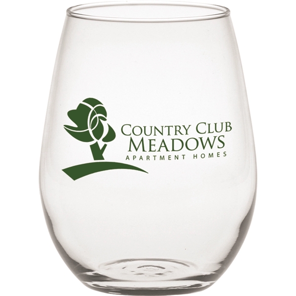 5 oz Stemless Mini White Wine
