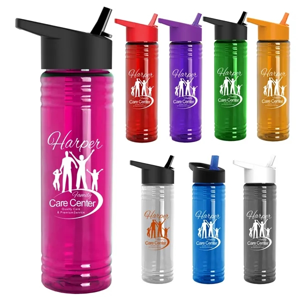 Garyline® Slim Fit Bottle with Flip-Straw Lid - 24 oz.