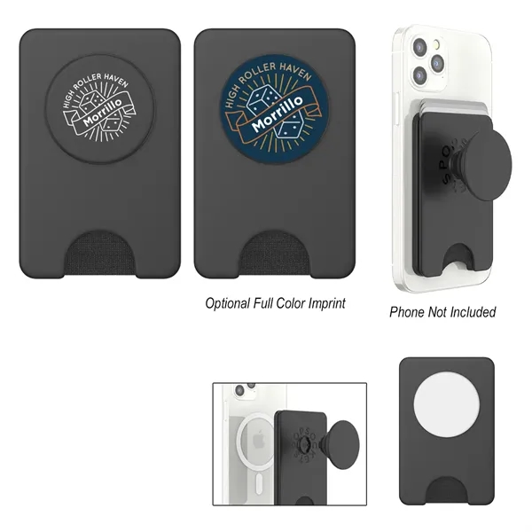 Mobile Holder PopWallet+ for Magnetic Wireless Charging